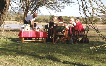 Bush Breakfast in Serengeti