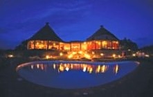 Ngorongoro Sopa Lodge at night