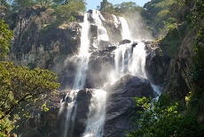 Sanje waterfalls  in Udzungwa Mountains National Park
