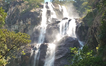 Sanje waterfalls  in Udzungwa Mountains National Park
