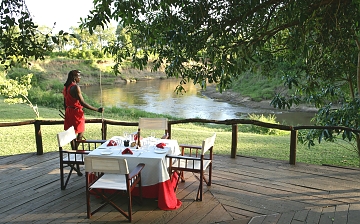 Governors Camps along the Mara River