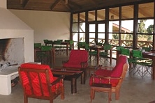 Rhino Lodge Dining, Fire-place